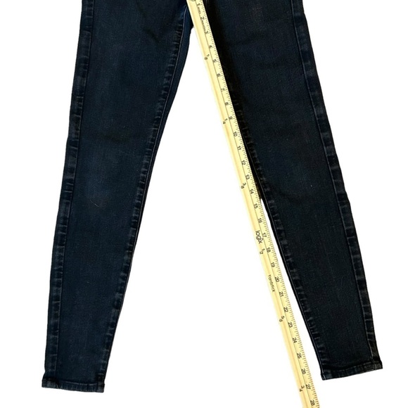 Black American Eagle skinny Jeans Size 0 Regular 🖤 - Picture 4 of 7